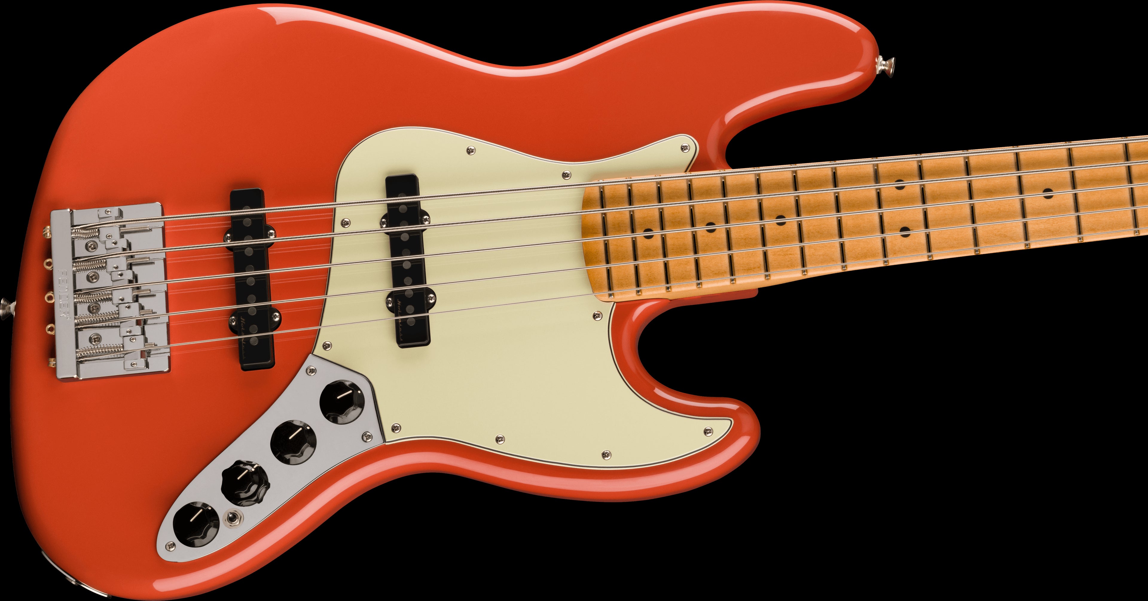 Fender Player Plus Jazz Bass V w/Maple Fretboard - Fiesta Red