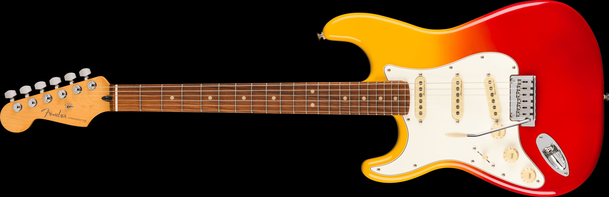 Fender Player Plus Stratocaster LH Electric Guitar w/Pau Ferro Fretboard - Tequila Sunrise