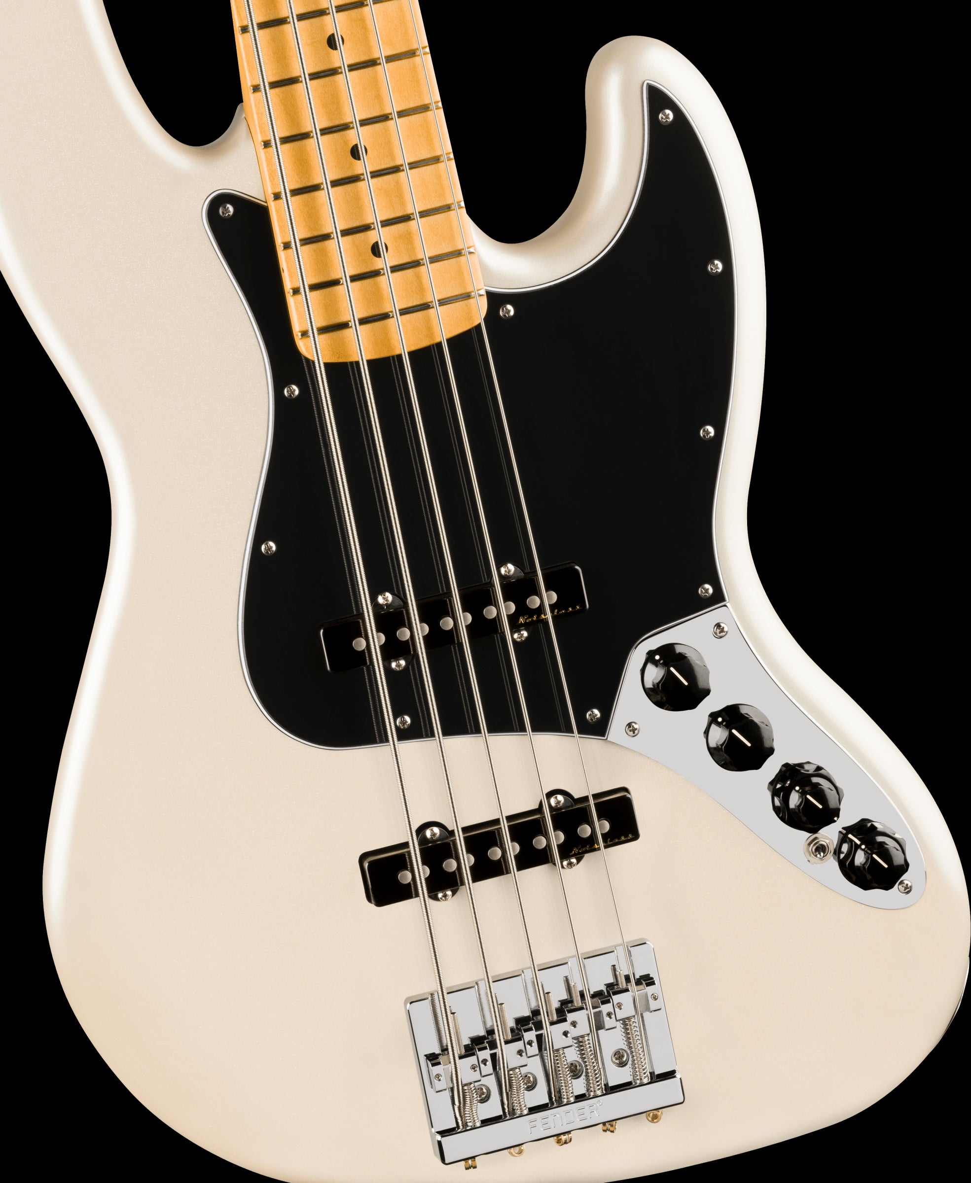 Fender Player II Modified Active Jazz Bass V Maple FB - Olympic Pearl