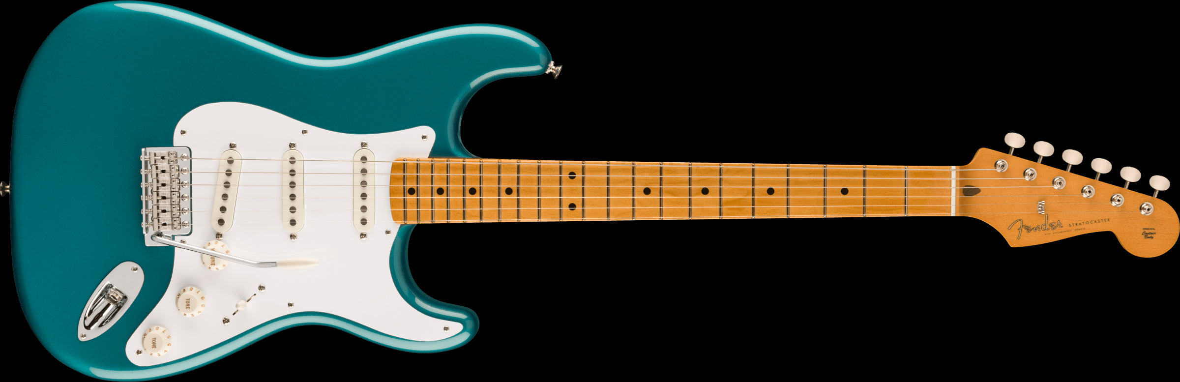 Fender Vintera II 50s Stratocaster Electric Guitar w/Maple Neck - Ocean Turquoise