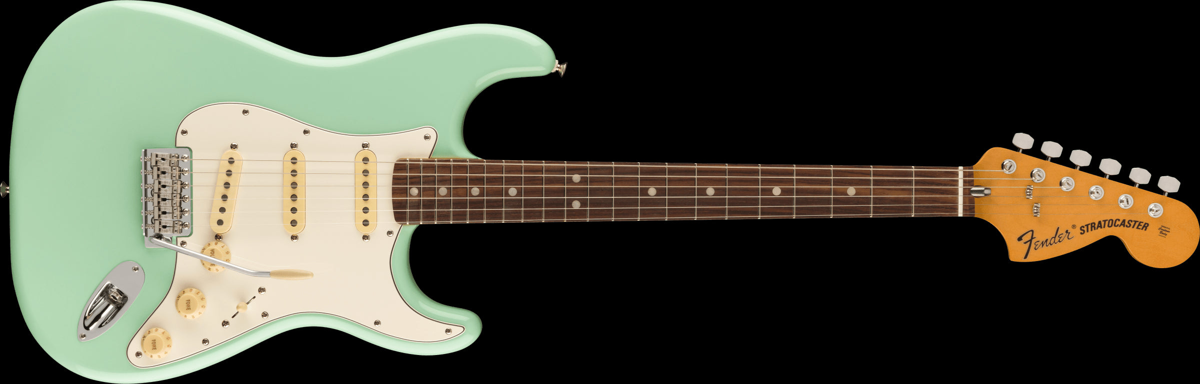 Fender Vintera II '70s Stratocaster Electric Guitar w/Rosewood Fretboard - Surf Green