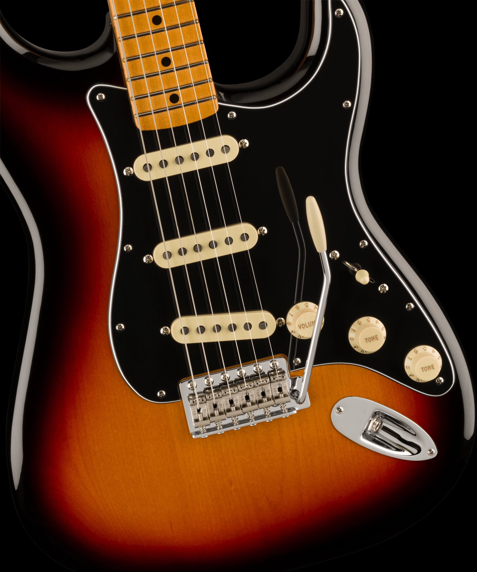 Fender Vintera II 70s Stratocaster Electric Guitar w/Maple Neck - 3-Colour Sunburst