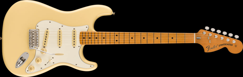 Fender Vintera II 70s Stratocaster Electric Guitar w/Maple Neck - Vintage White