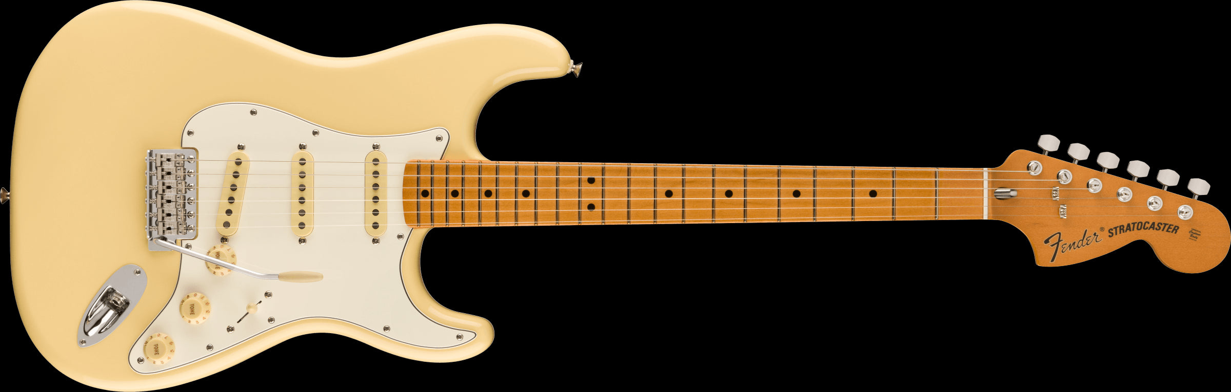 Fender Vintera II 70s Stratocaster Electric Guitar w/Maple Neck - Vintage White