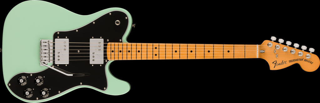 Fender Vintera II 70s Telecaster Deluxe Electric Guitar w/Maple Neck - Surf Green