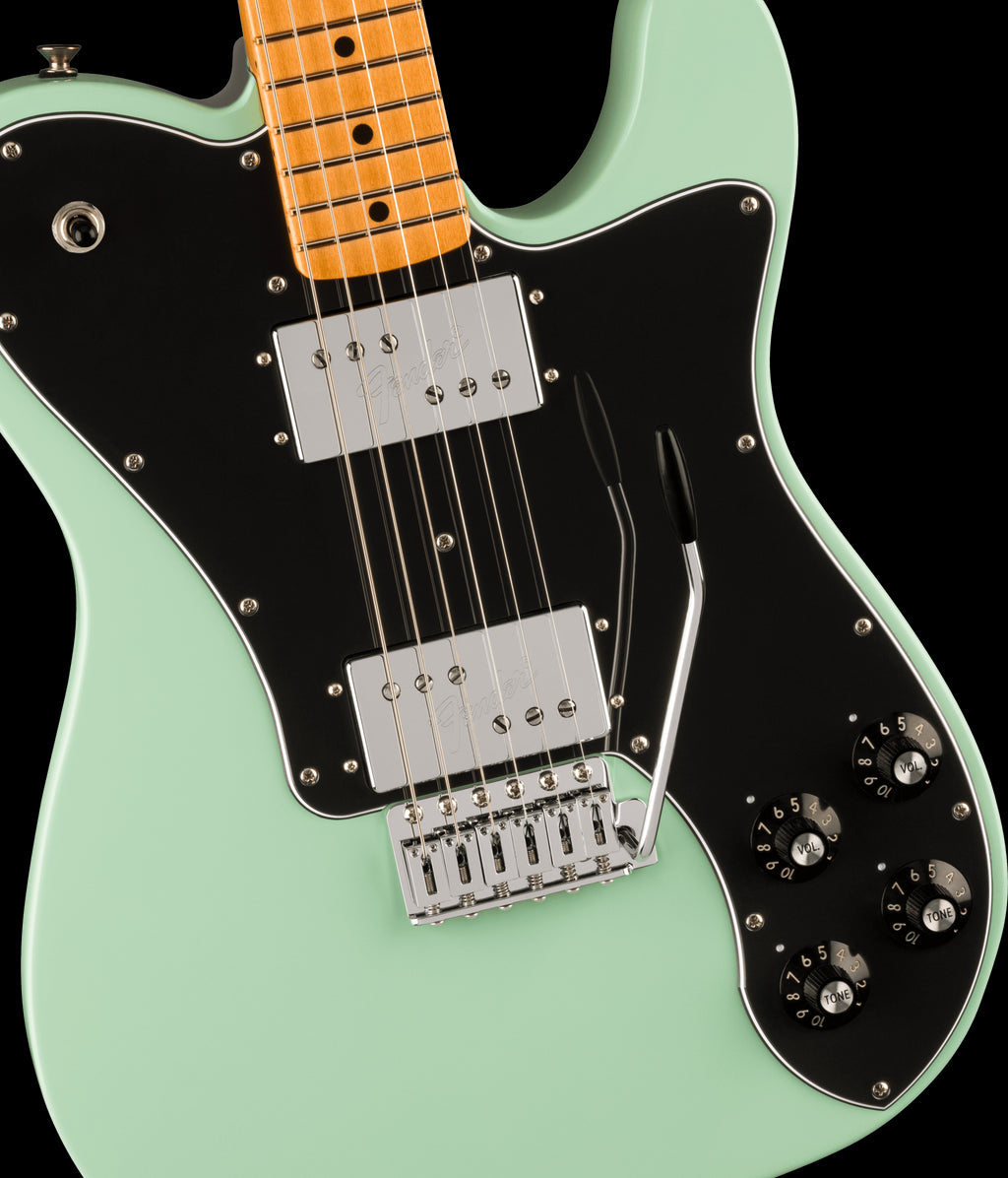 Fender Vintera II 70s Telecaster Deluxe Electric Guitar w/Maple Neck - Surf Green