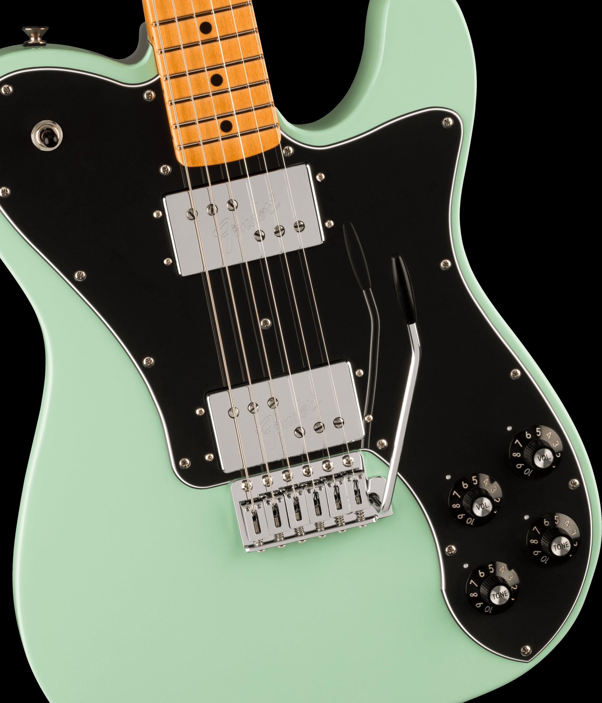 Fender Vintera II 70s Telecaster Deluxe Electric Guitar w/Maple Neck - Surf Green