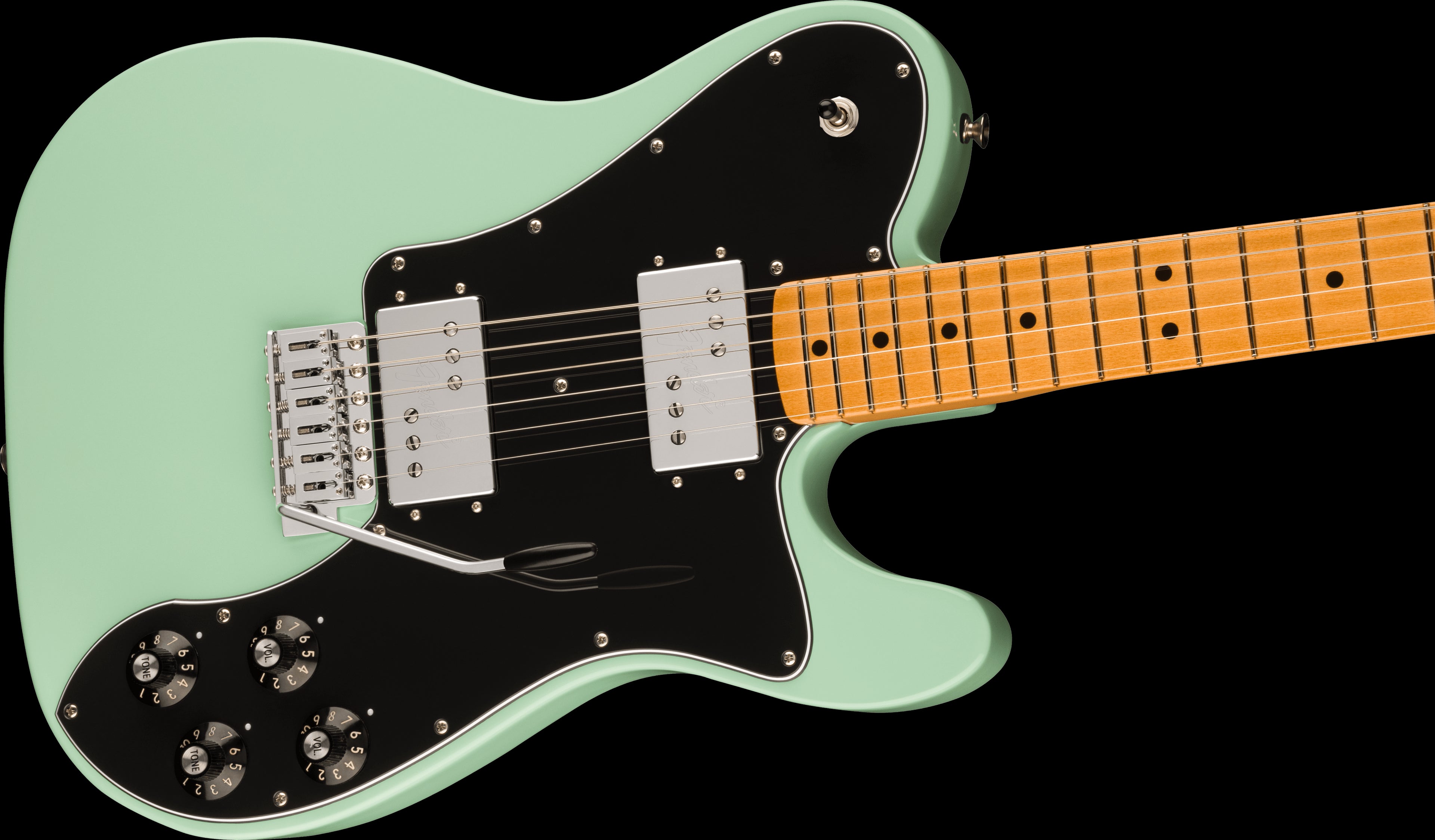 Fender Vintera II 70s Telecaster Deluxe Electric Guitar w/Maple Neck - Surf Green
