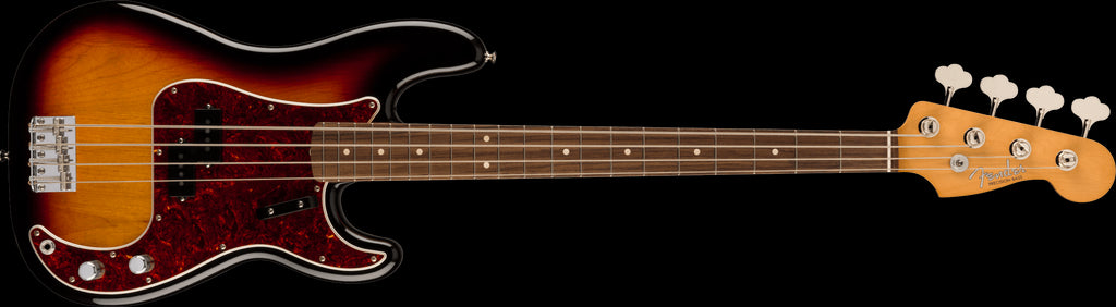 Fender Vintera II 60s Precision Bass Guitar with Rosewood Fretboard in 3-Colour Sunburst