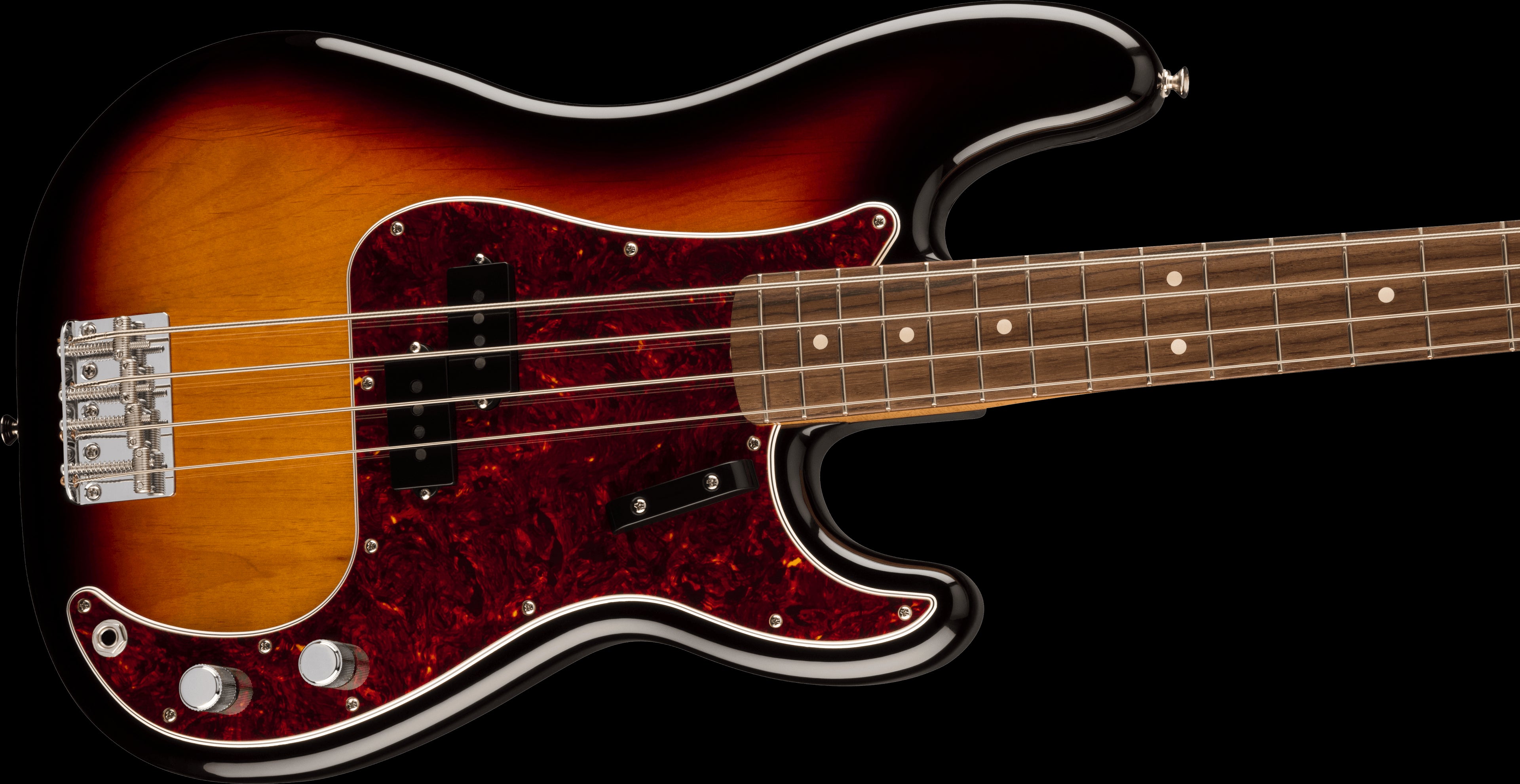 Fender Vintera II 60s Precision Bass Guitar with Rosewood Fretboard in 3-Colour Sunburst