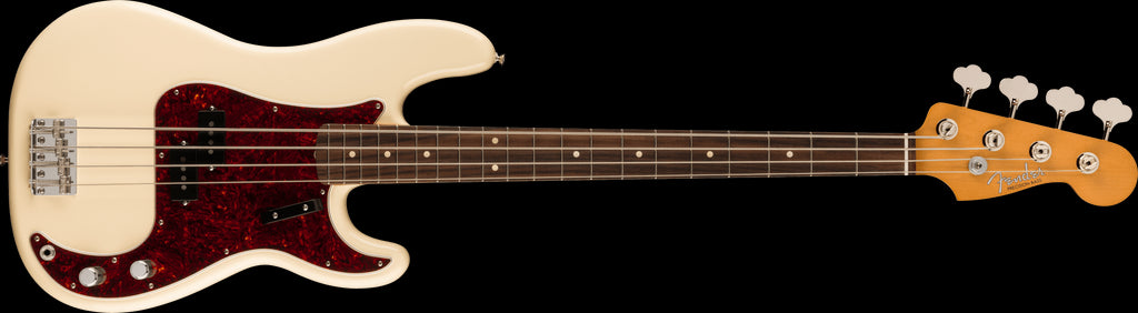 Fender Vintera II 60s Precision Bass Guitar with Rosewood Fretboard in Olympic White