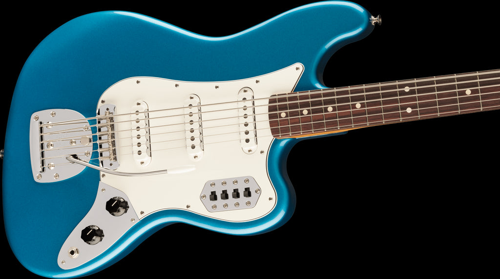 Fender Vintera II 60s Bass VI Bass Guitar w/Rosewood Fretboard - Lake Placid Blue