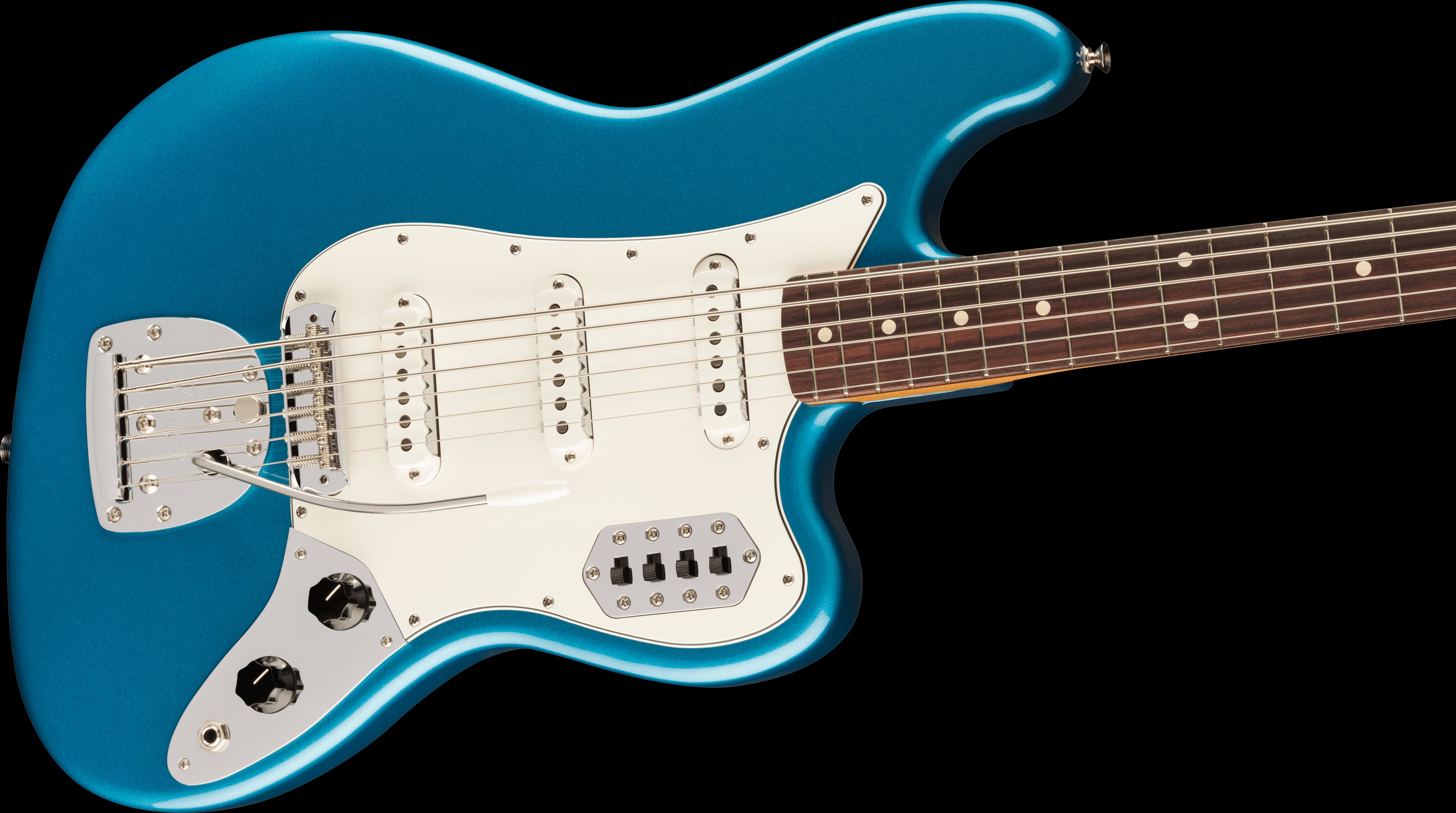 Fender Vintera II 60s Bass VI Bass Guitar w/Rosewood Fretboard - Lake Placid Blue