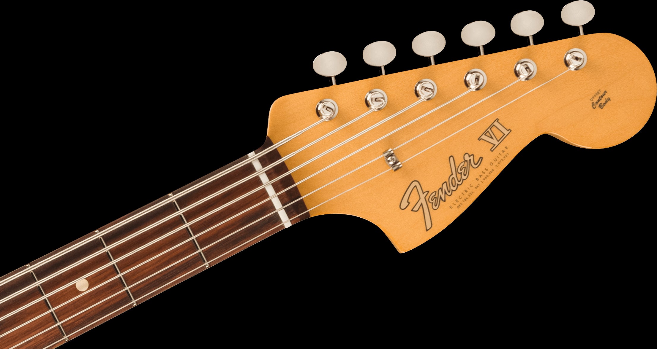 Fender Vintera II 60s Bass VI Bass Guitar with Rosewood Fretboard - Fiesta Red