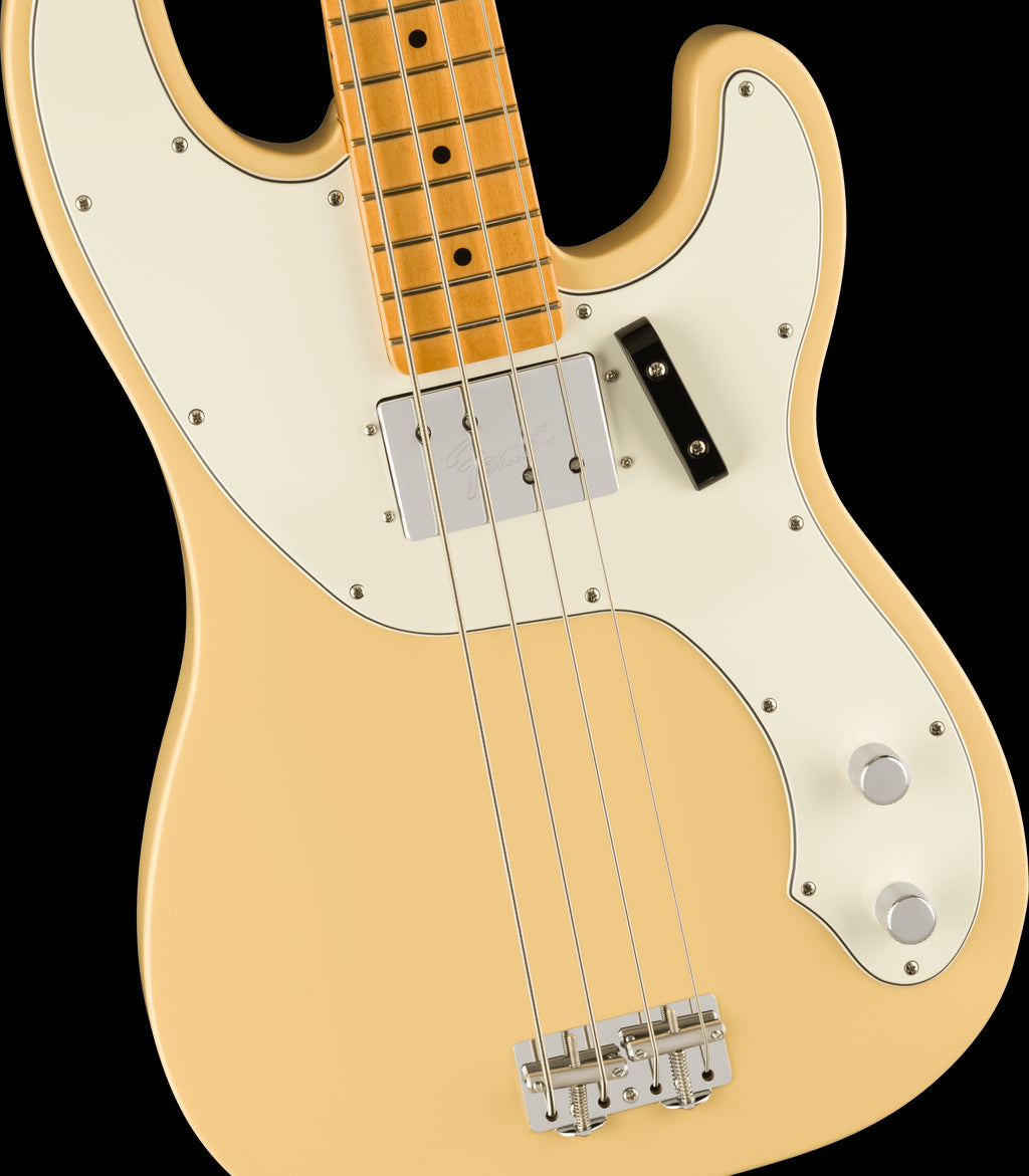 Fender Vintera II 70s Telecaster Bass Guitar w/Maple Neck - Vintage White