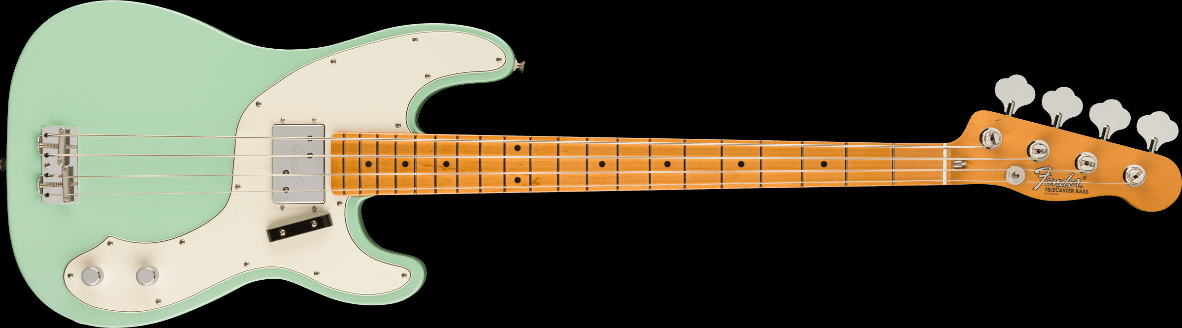 Fender Vintera II 70s Telecaster Bass Guitar w/Maple Neck - Surf Green