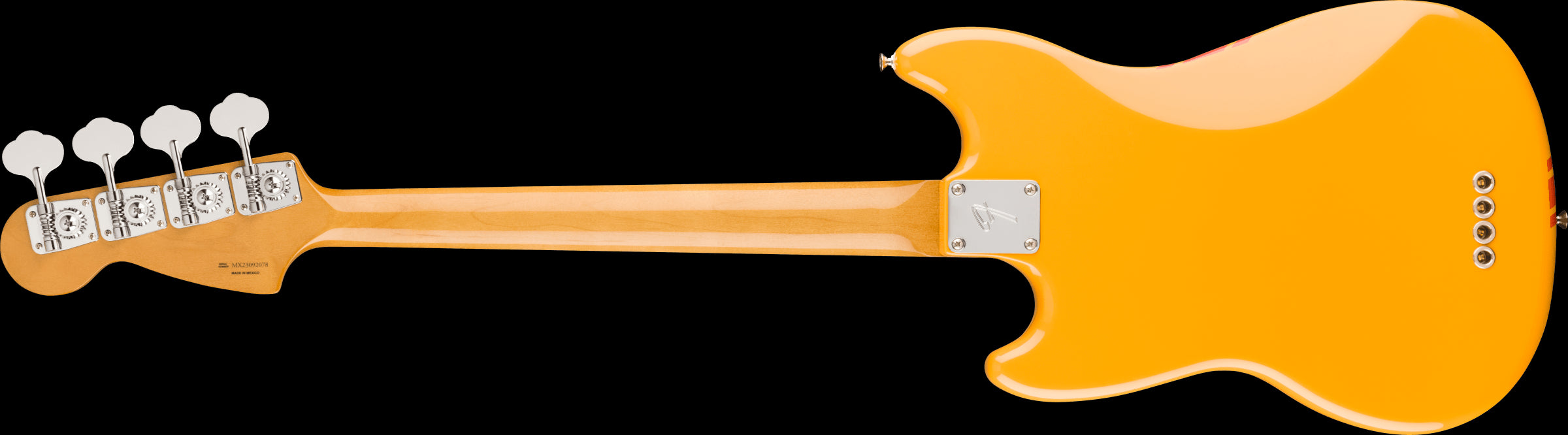 Fender Vintera II 70s Mustang Bass Guitar w/Rosewood Fretboard - Competition Orange