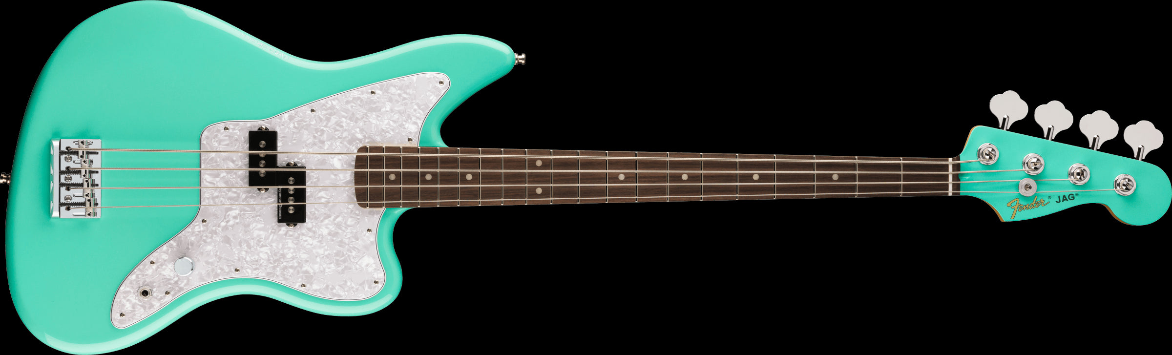 Fender Limited Edtion Mark Hoppus Jaguar Bass with Rosewood Fingerboard - Sea Foam Green