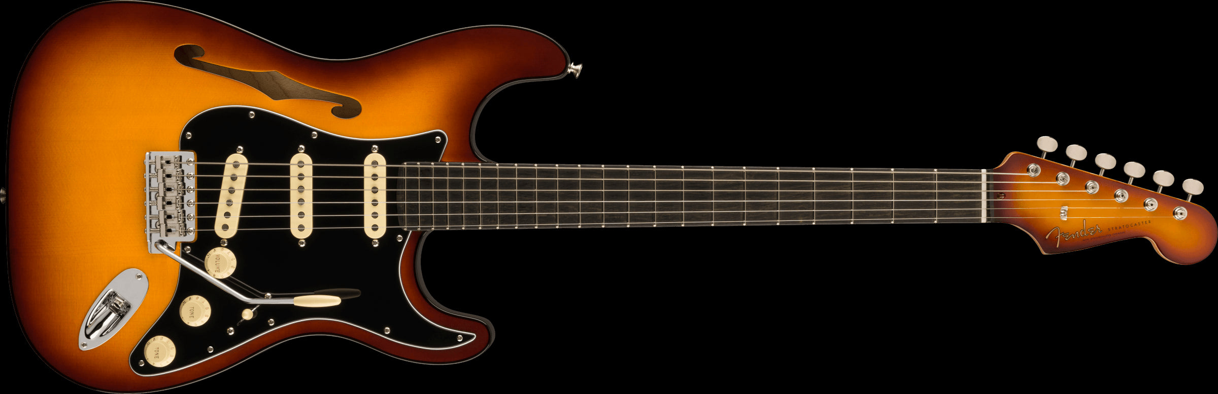 Fender Limited Edition Suona Stratocaster Thinline - EB - Violin Burst