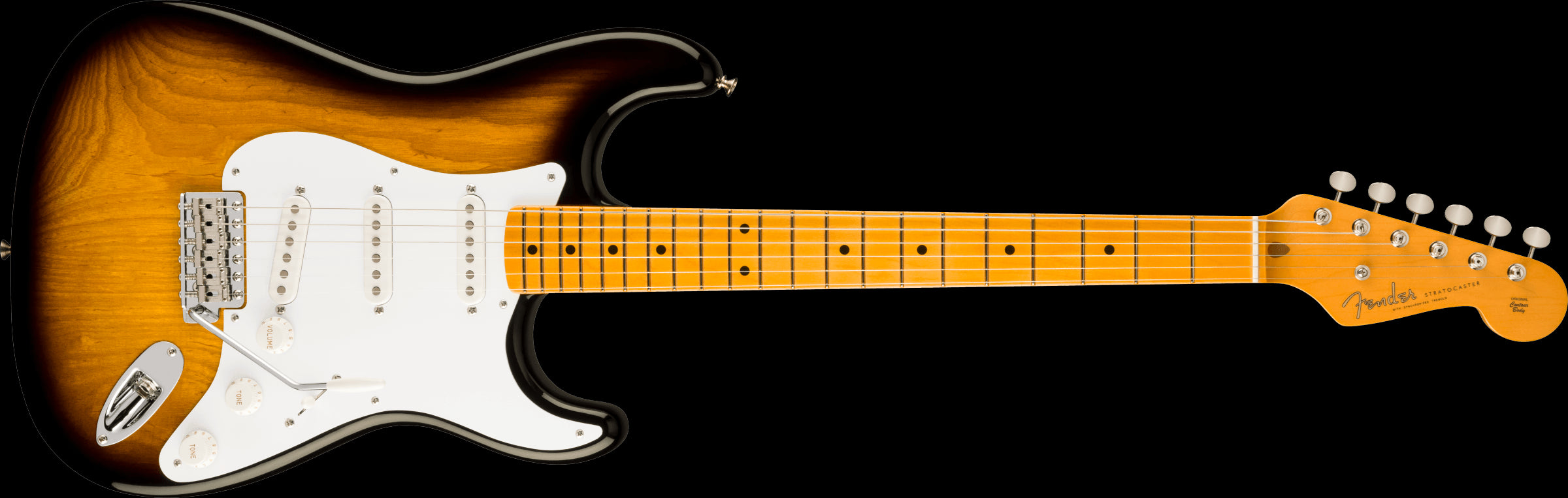 Fender 70th Anniversary American Vintage II 1954 Stratocaster Guitar in 2-Colour SB