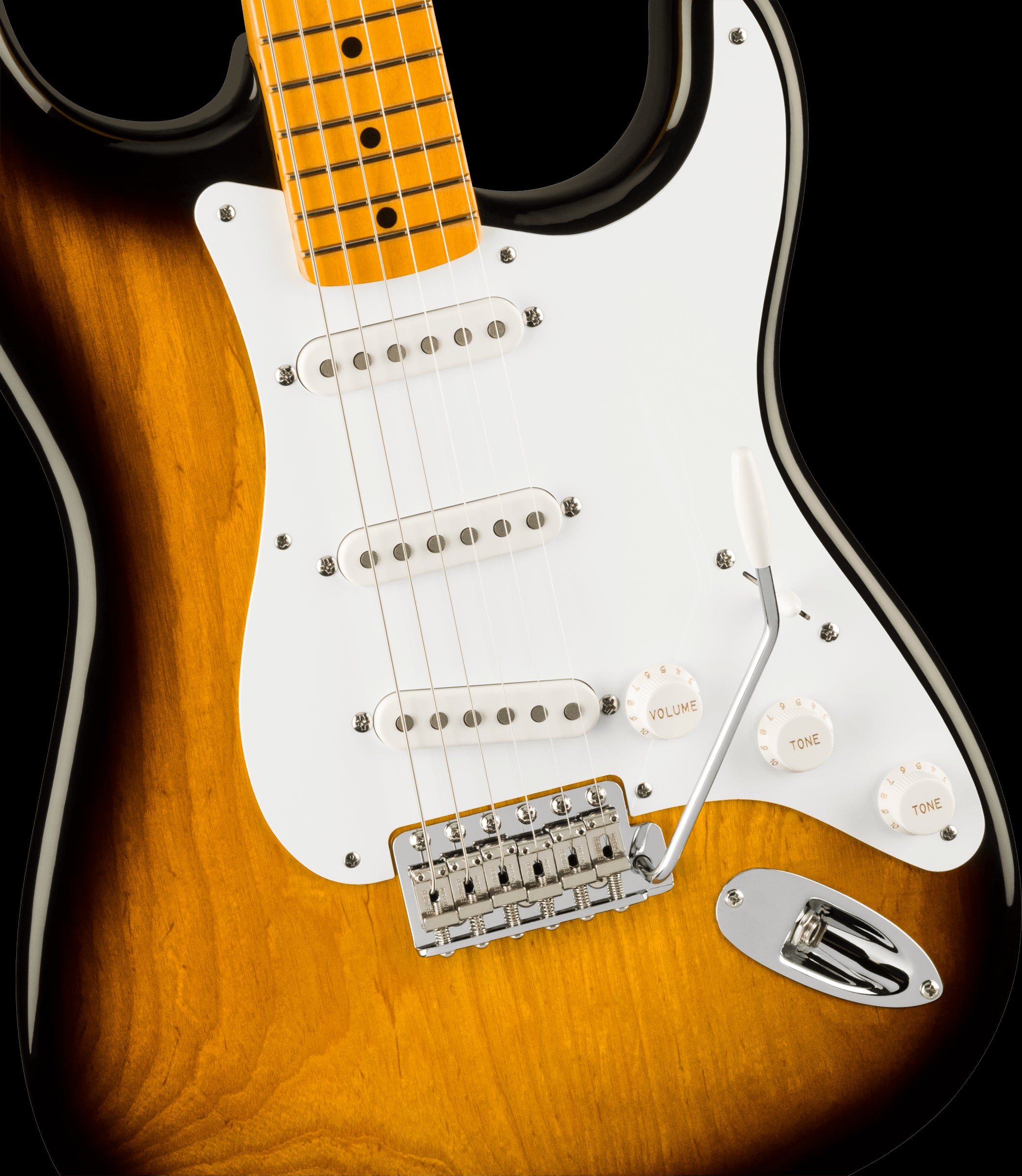 Fender 70th Anniversary American Vintage II 1954 Stratocaster Guitar in 2-Colour SB