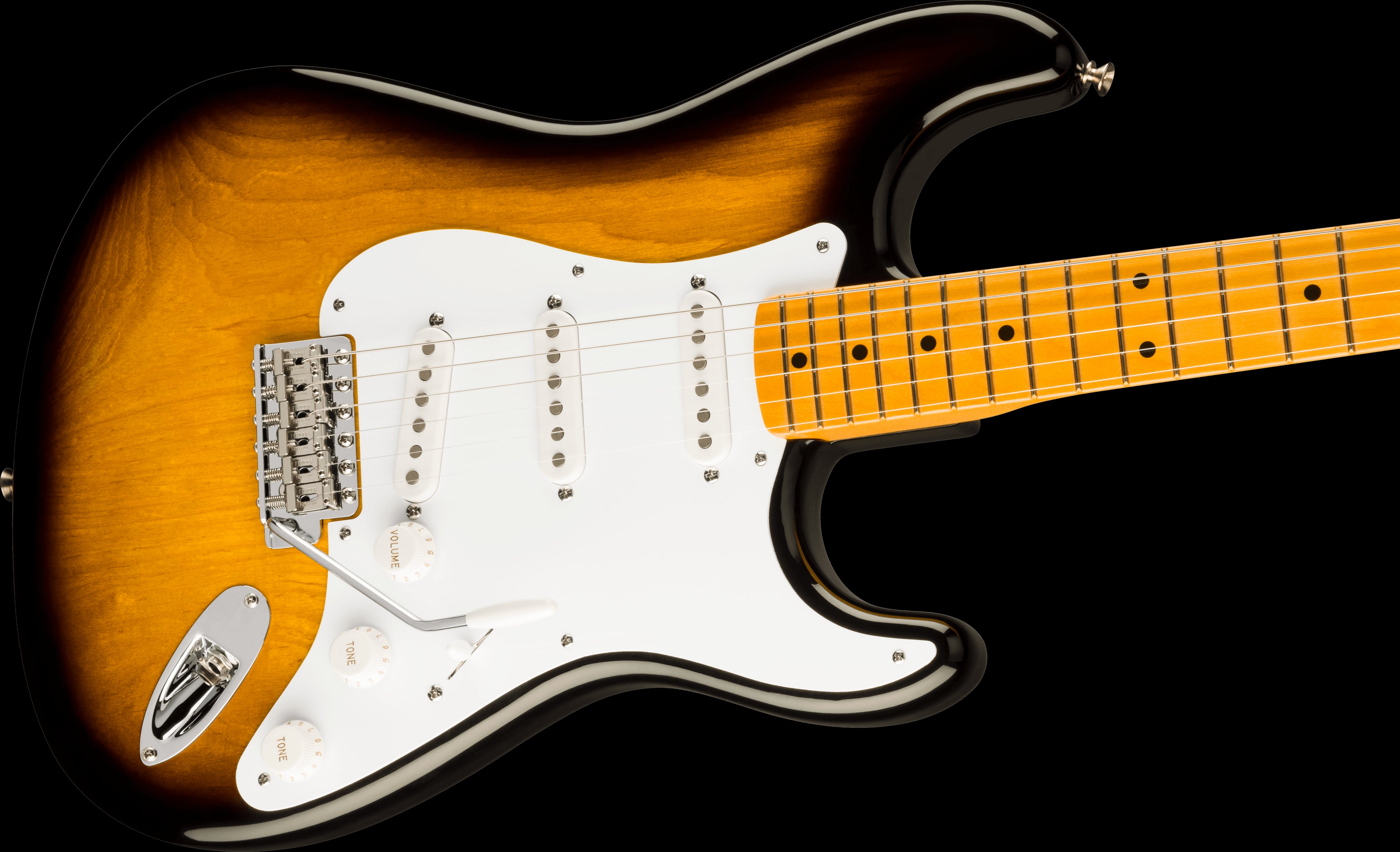 Fender 70th Anniversary American Vintage II 1954 Stratocaster Guitar in 2-Colour SB