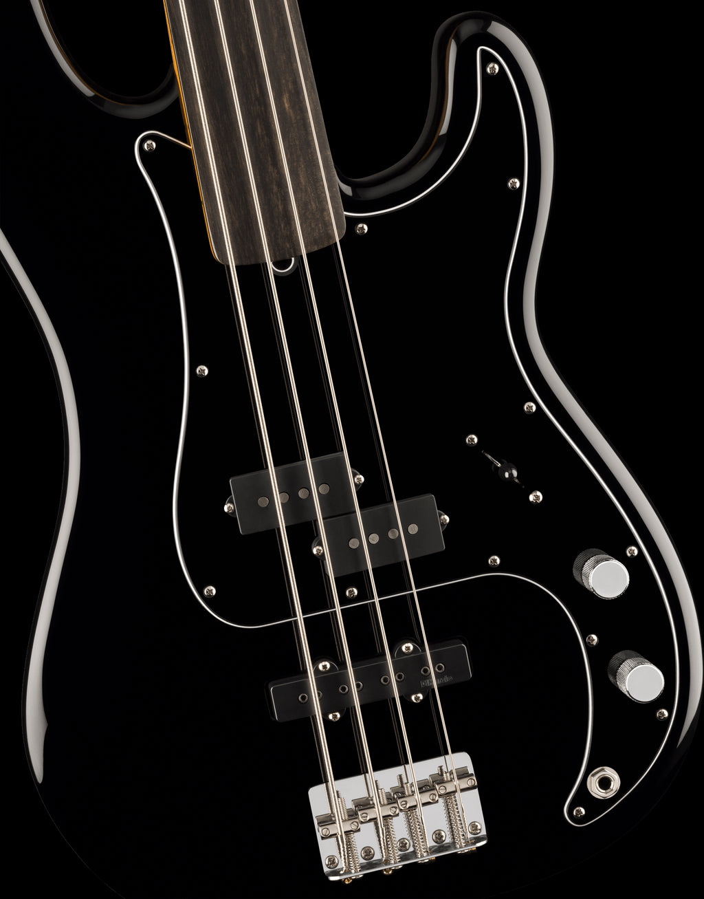 Fender Tony Franklin Fretless P Bass w/Ebony Fretboard - Black