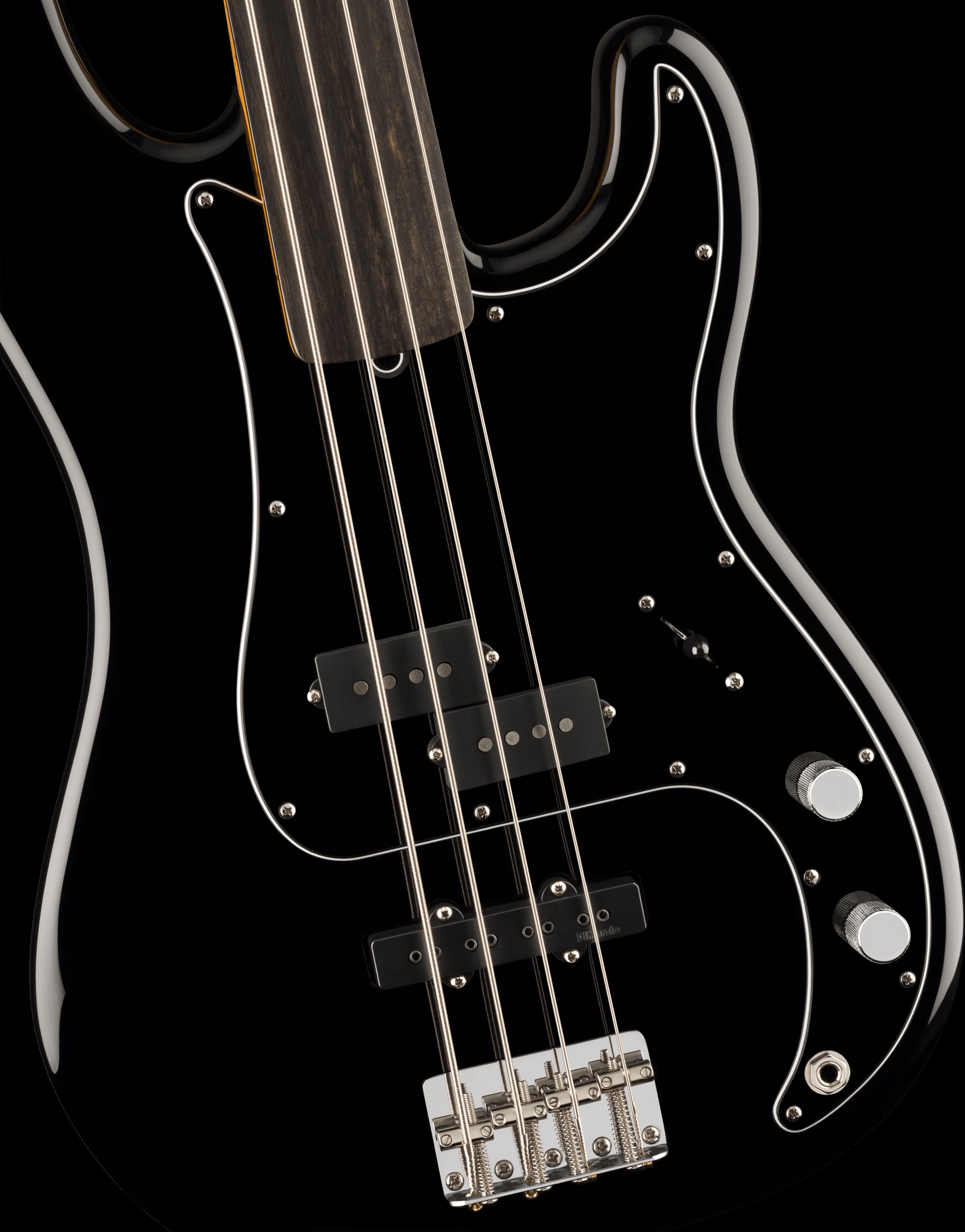 Fender Tony Franklin Fretless P Bass w/Ebony Fretboard - Black