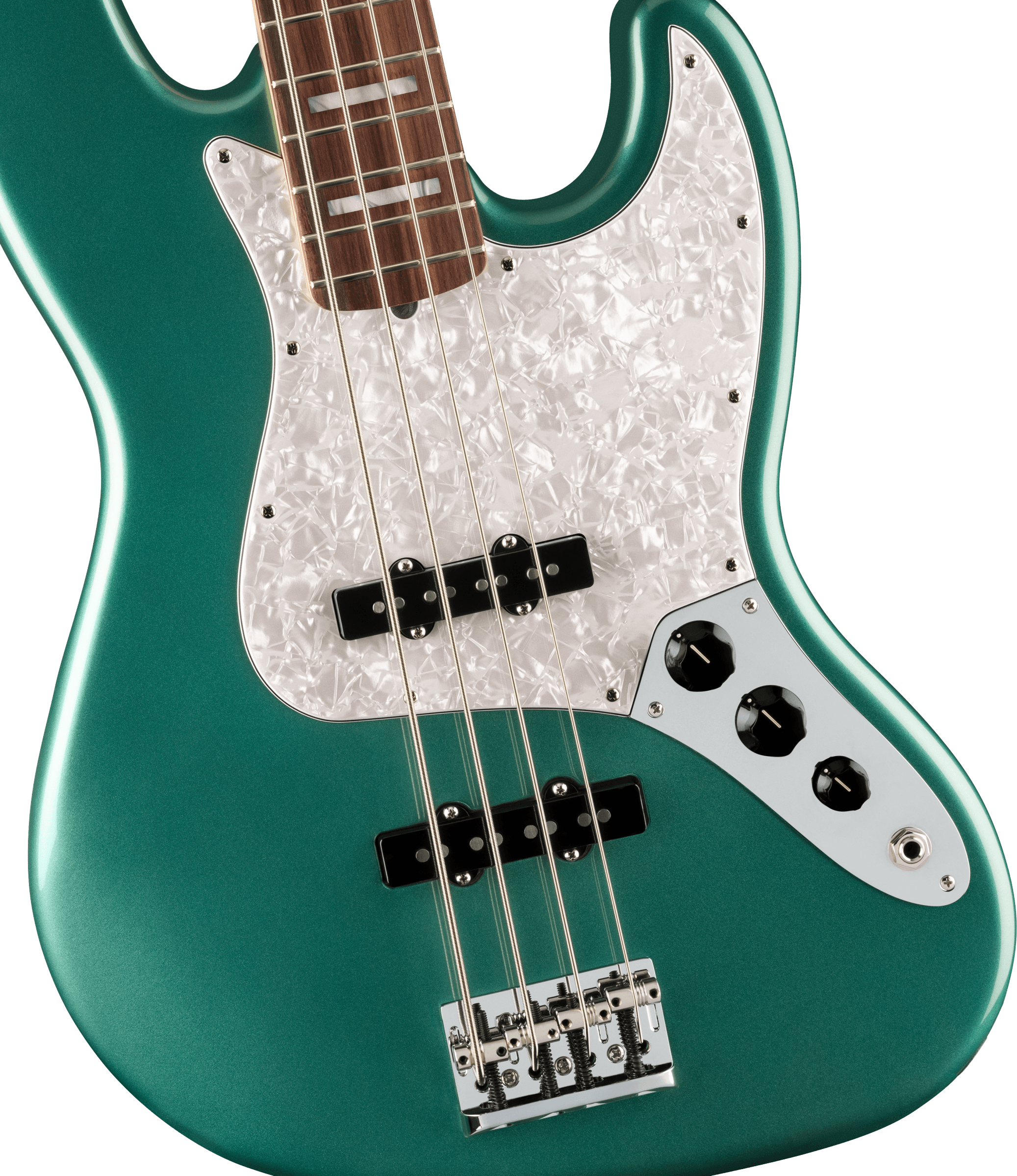 Fender Adam Clayton Jazz Bass RW FB Sherwood Green Mtlc