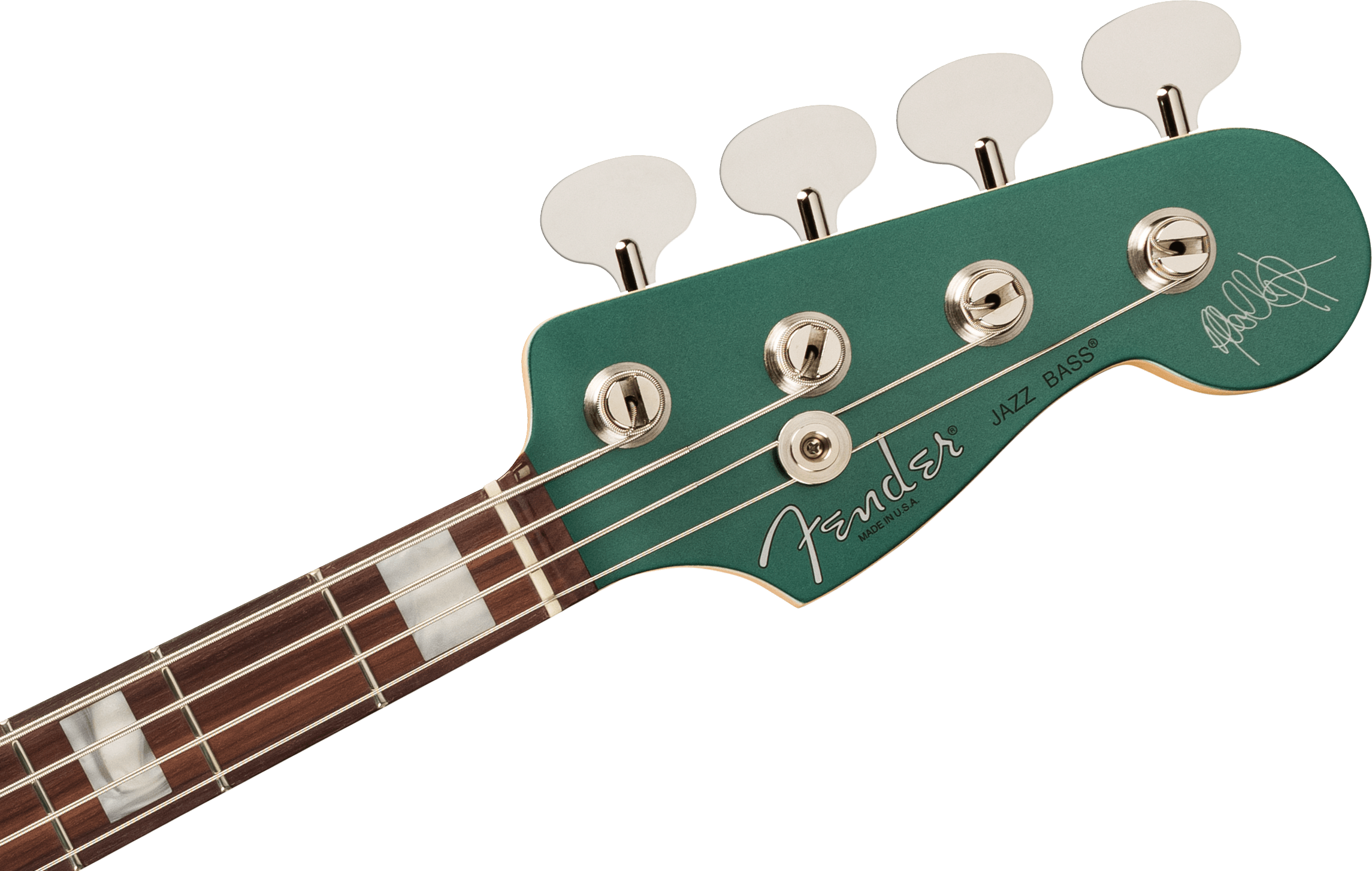 Fender Adam Clayton Jazz Bass RW FB Sherwood Green Mtlc