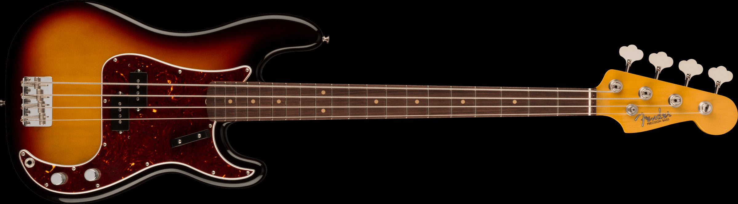 Fender American Vintage II 1960 P Bass Guitar w/Rosewood Fretboard - 3-Colour Sunburst