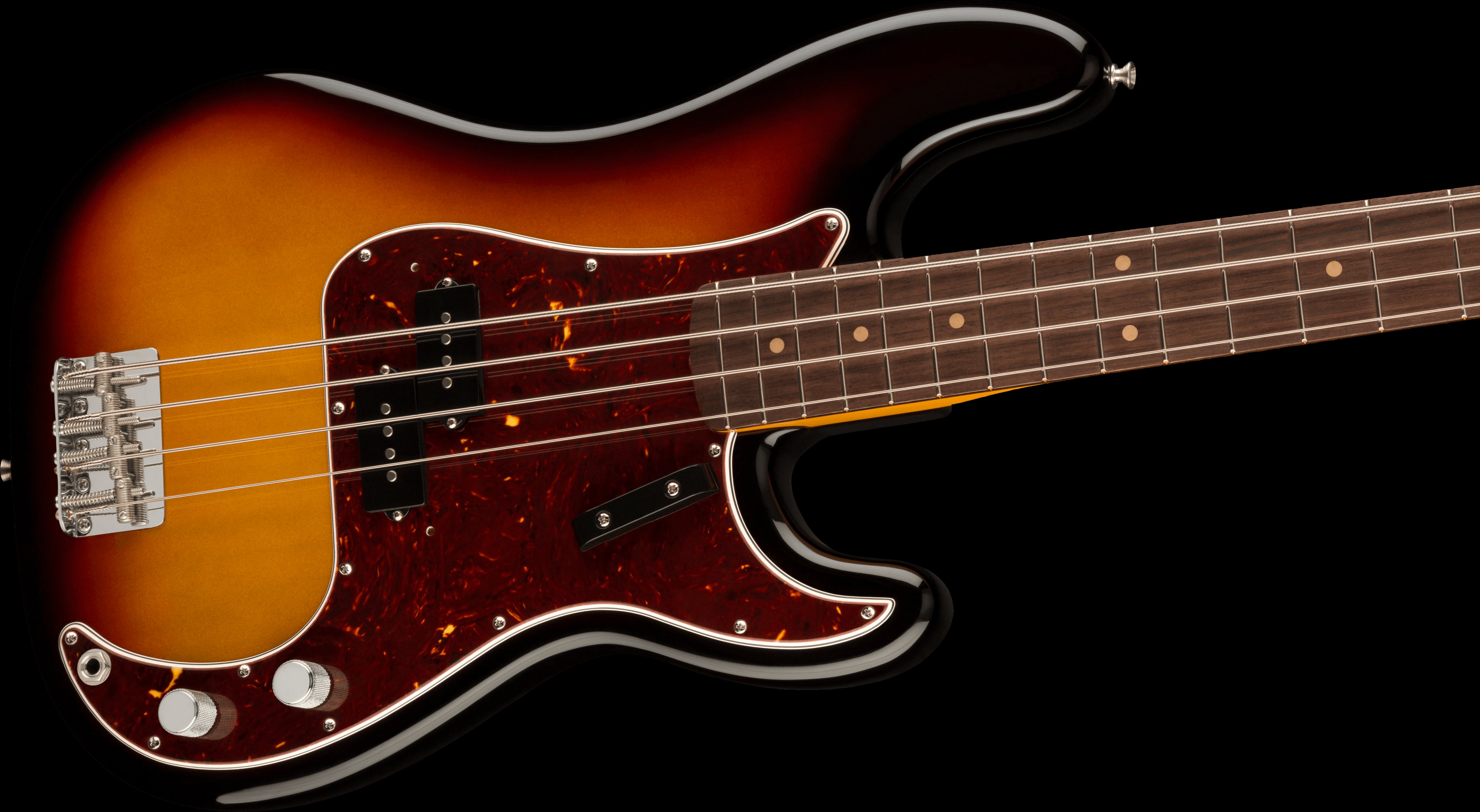 Fender American Vintage II 1960 P Bass Guitar w/Rosewood Fretboard - 3-Colour Sunburst