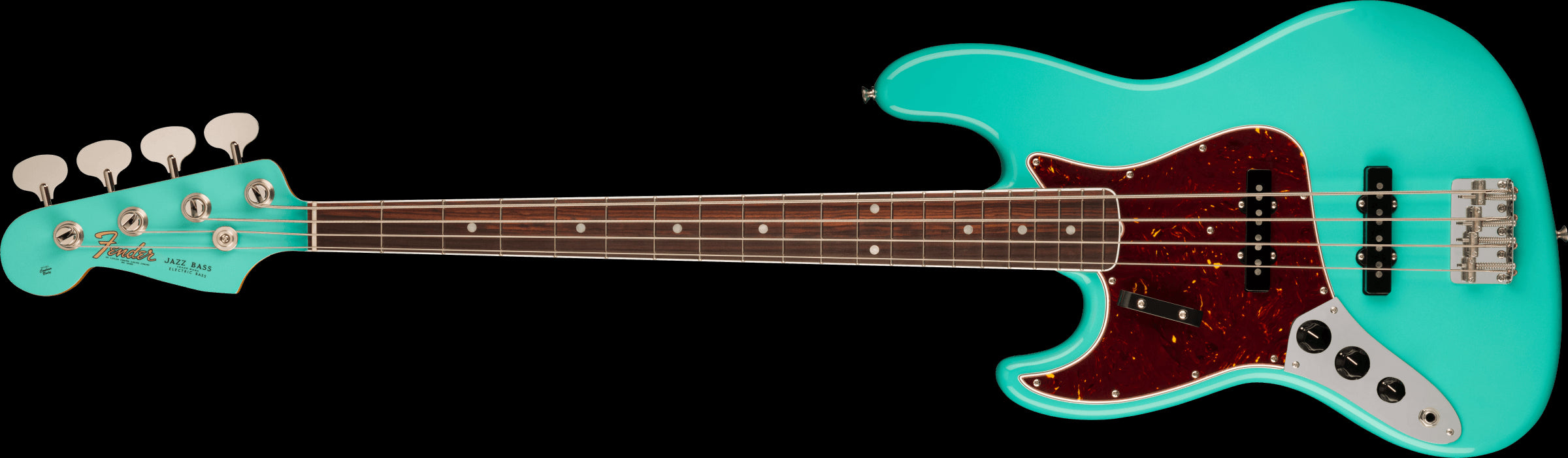 Fender American Vintage II 1966 Jazz Bass LH Electric Guitar w/Rosewood Fretboard - Sea Foam Green