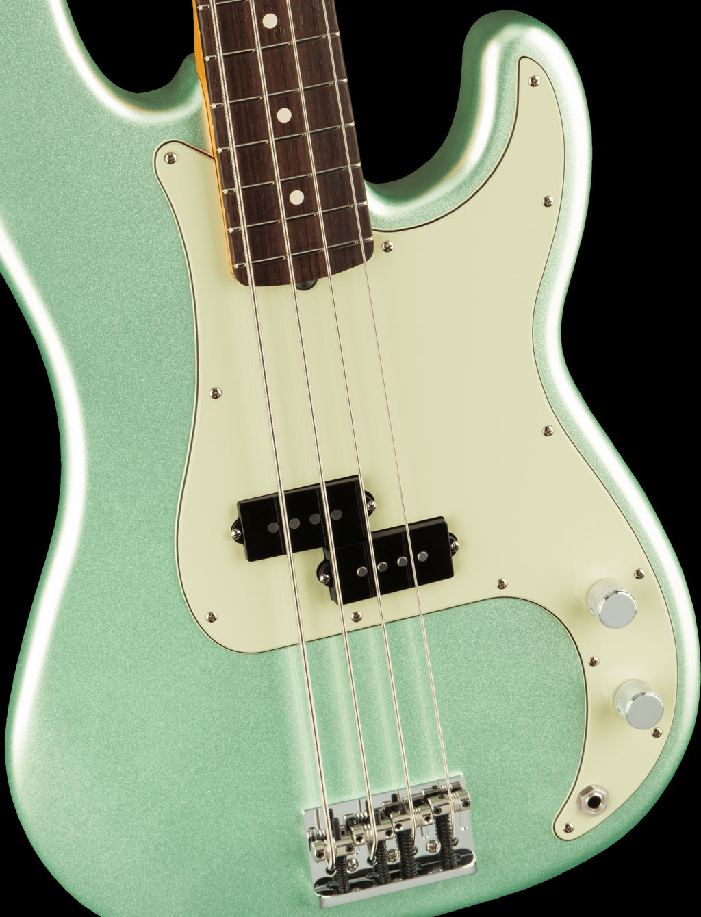 Fender American Professional II P Bass w/Rosewood Fretboard - Mystic Surf Green