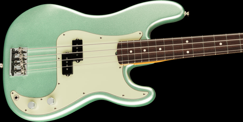 Fender American Professional II P Bass w/Rosewood Fretboard - Mystic Surf Green