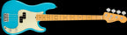 Fender American Professional II P Bass Guitar w/Maple Fretboard - Miami Blue