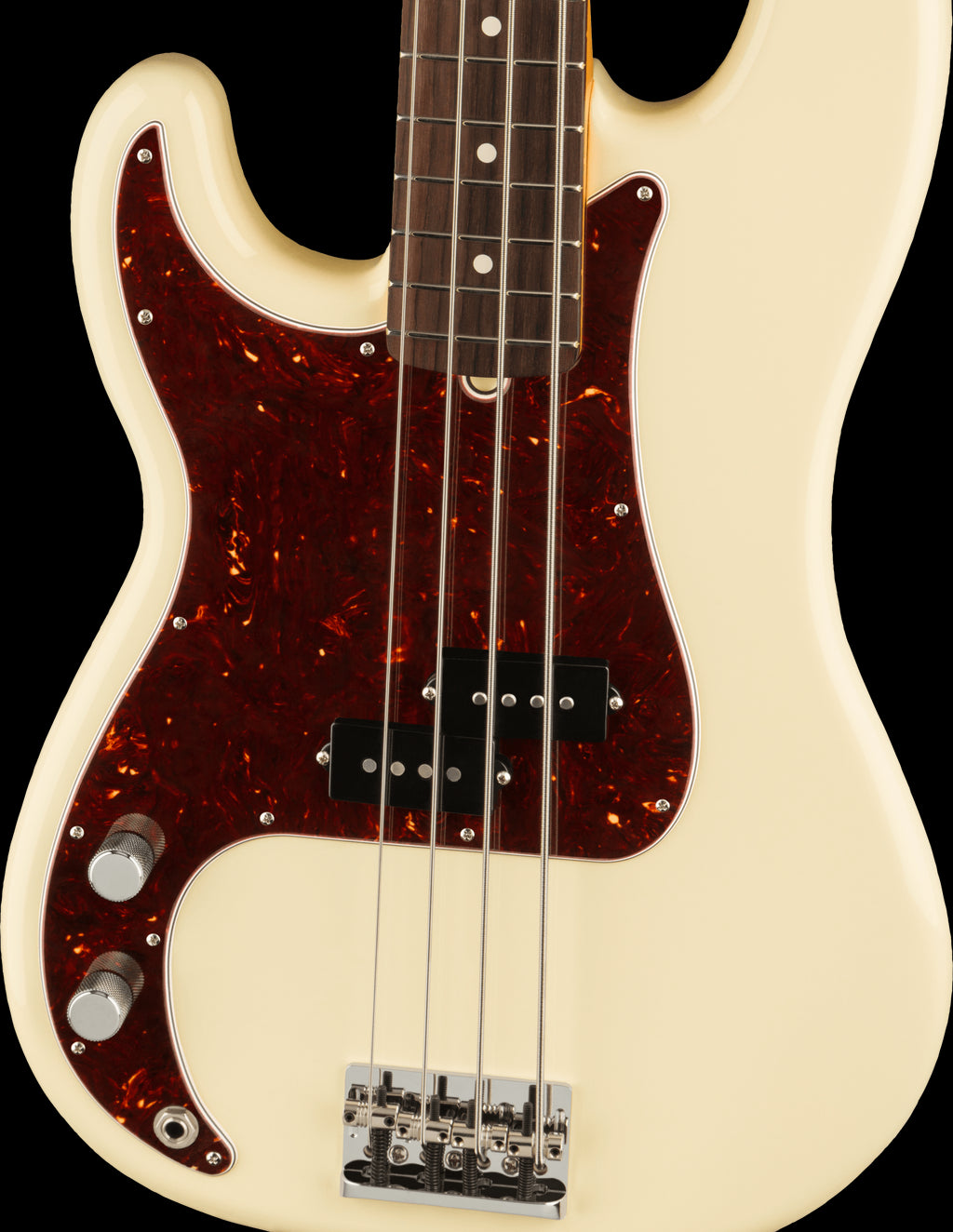 Fender American Professional II P Bass LH w/Rosewood Fretboard - Olympic White