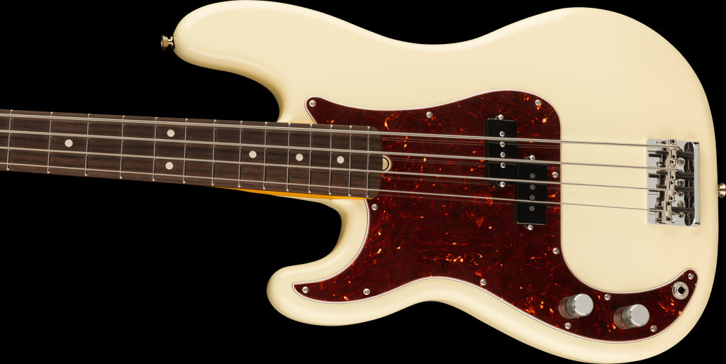 Fender American Professional II P Bass LH w/Rosewood Fretboard - Olympic White