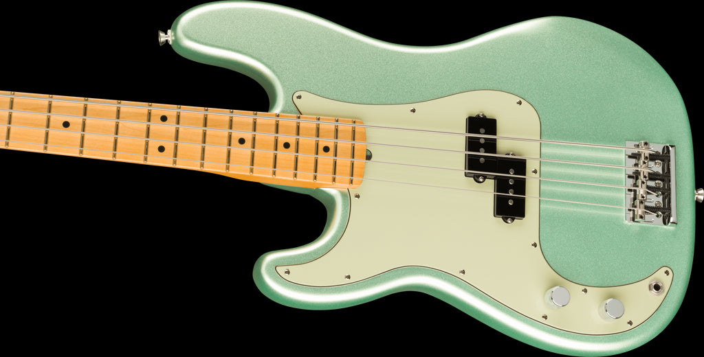 Fender American Professional II P Bass LH w/Maple Fretboard - Mystic Surf Green