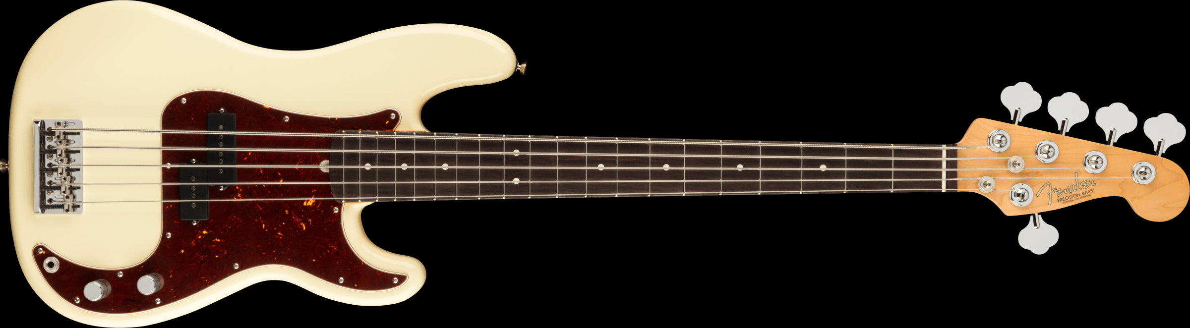 Fender American Professional II P Bass V w/Rosewood Fretboard - Olympic White