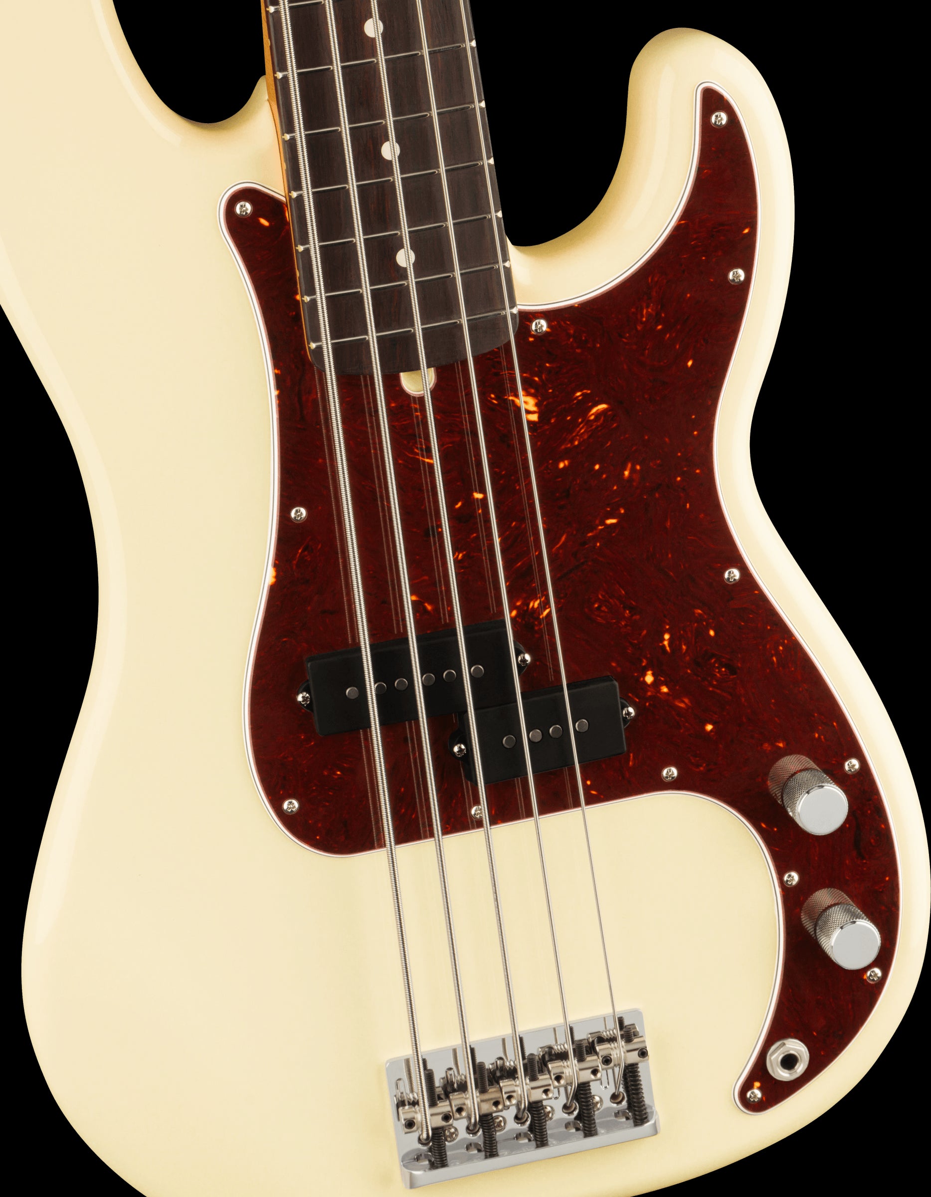 Fender American Professional II P Bass V w/Rosewood Fretboard - Olympic White