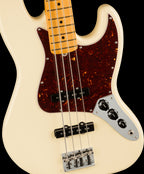 Fender American Professional II Jazz Bass Guitar w/Maple Fretboard - Olympic White