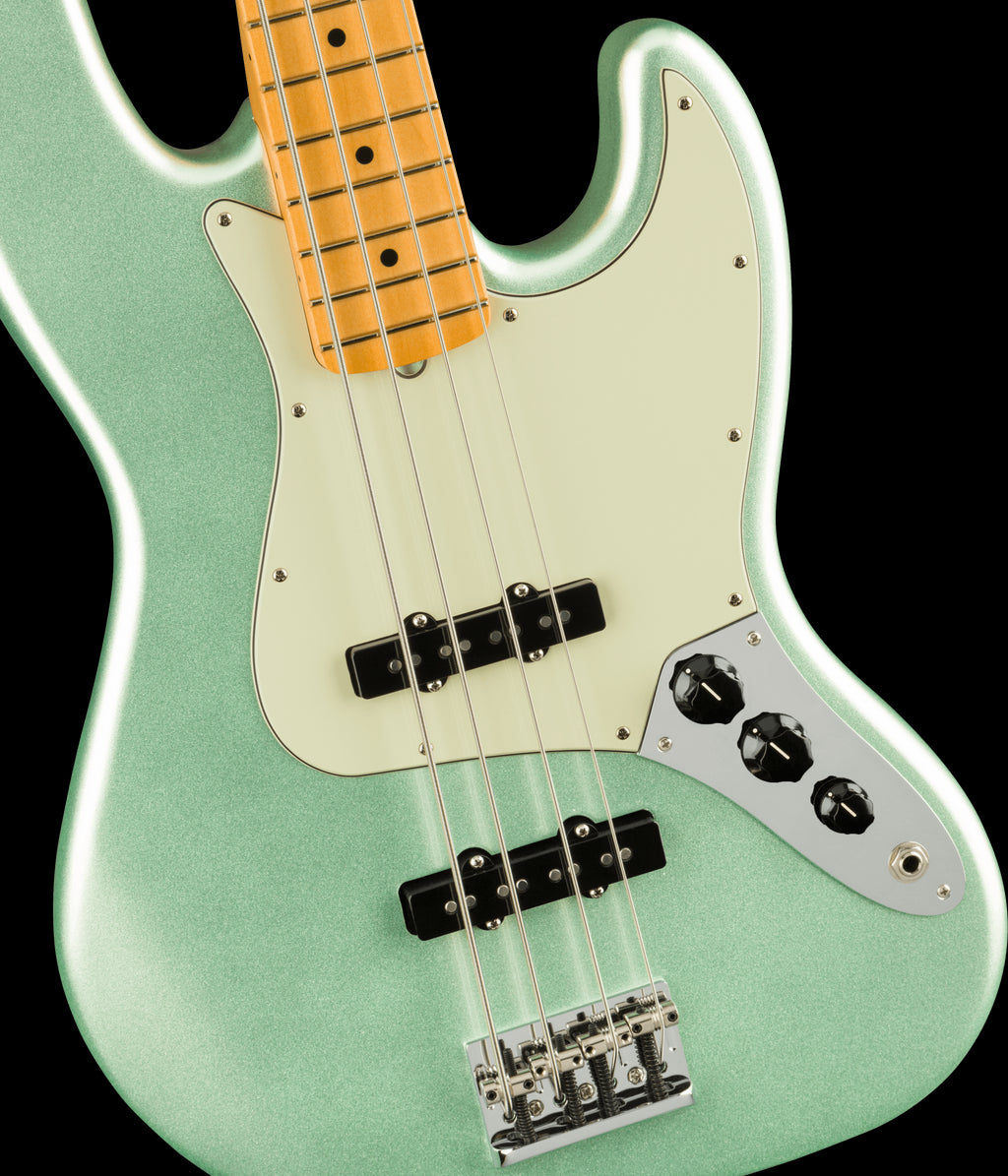 Fender American Professional II Jazz Bass w/Maple Fretboard - Mystic Surf Green