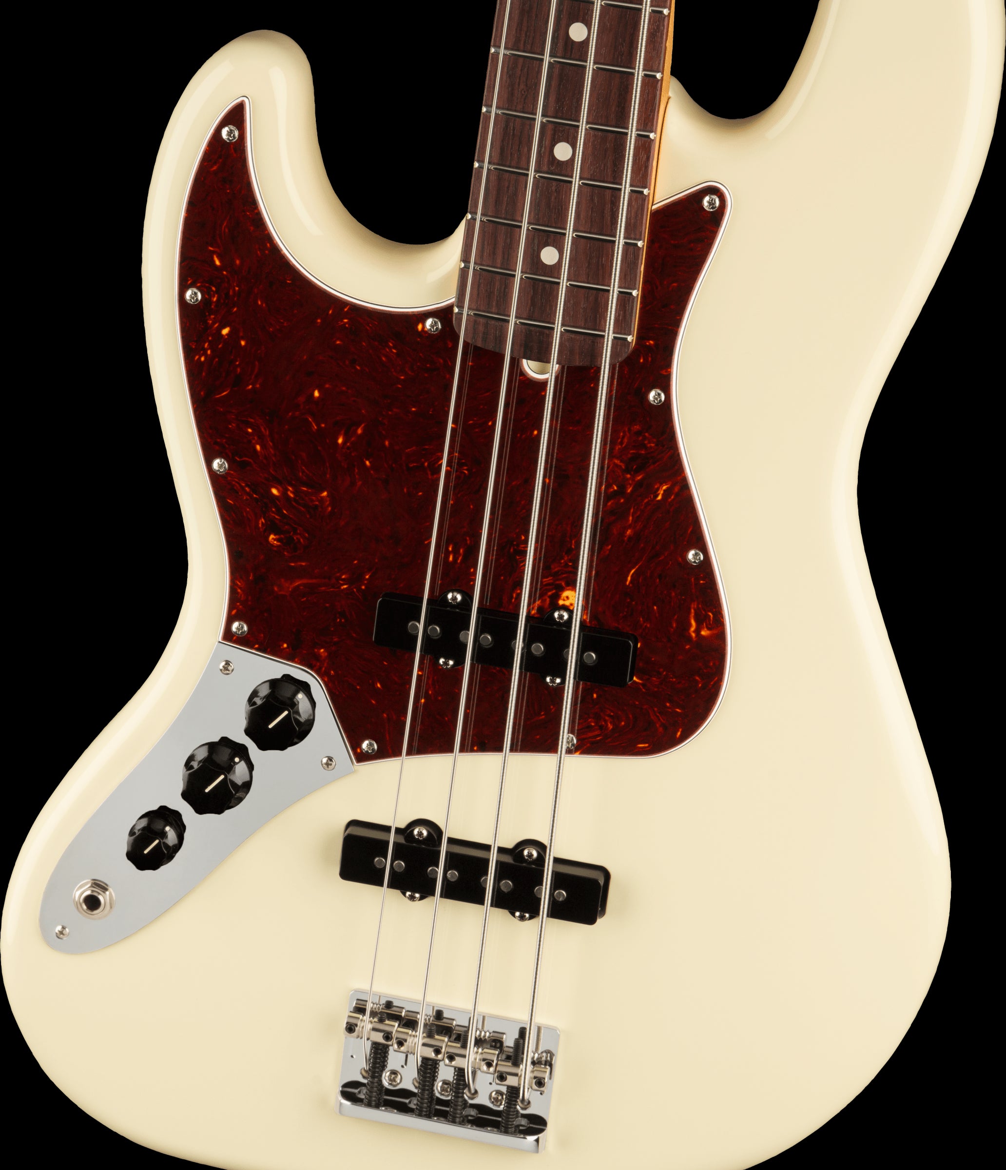 Fender American Professional II Jazz Bass LH w/Rosewood Fretboard - Olympic White