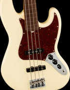 Fender American Professional II Jazz Fretless Bass Guitar w/Rosewood Fretboard - Olympic White