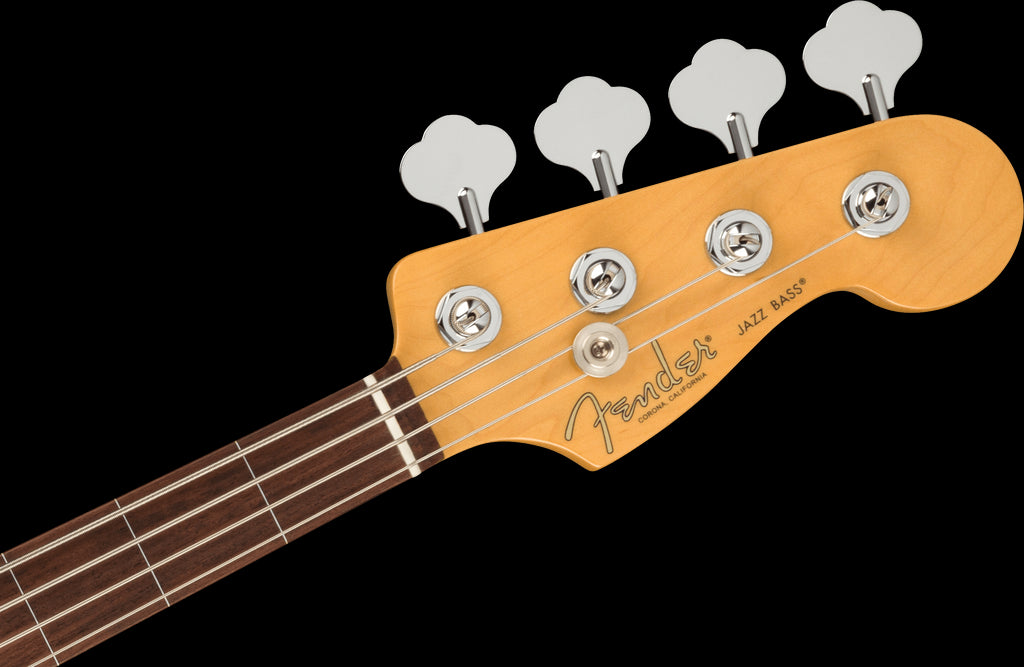 Fender American Professional II Jazz Fretless Bass Guitar w/Rosewood Fretboard - Olympic White