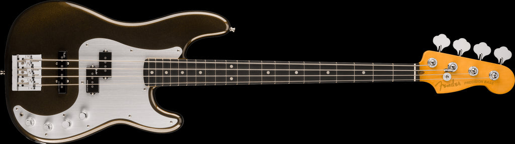 Fender American Ultra II Precision Bass with Ebony Fingerboard - Texas Tea