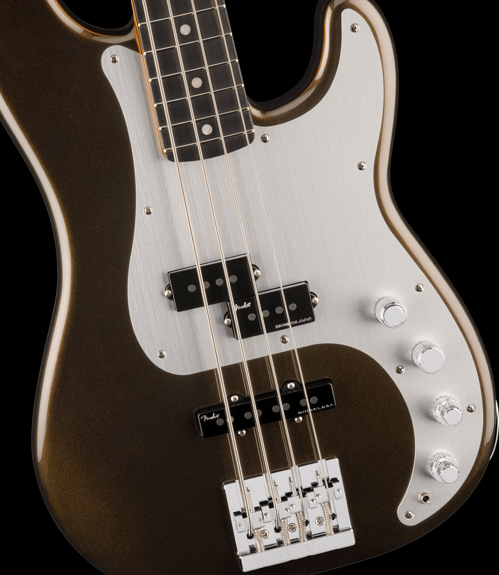 Fender American Ultra II Precision Bass with Ebony Fingerboard - Texas Tea