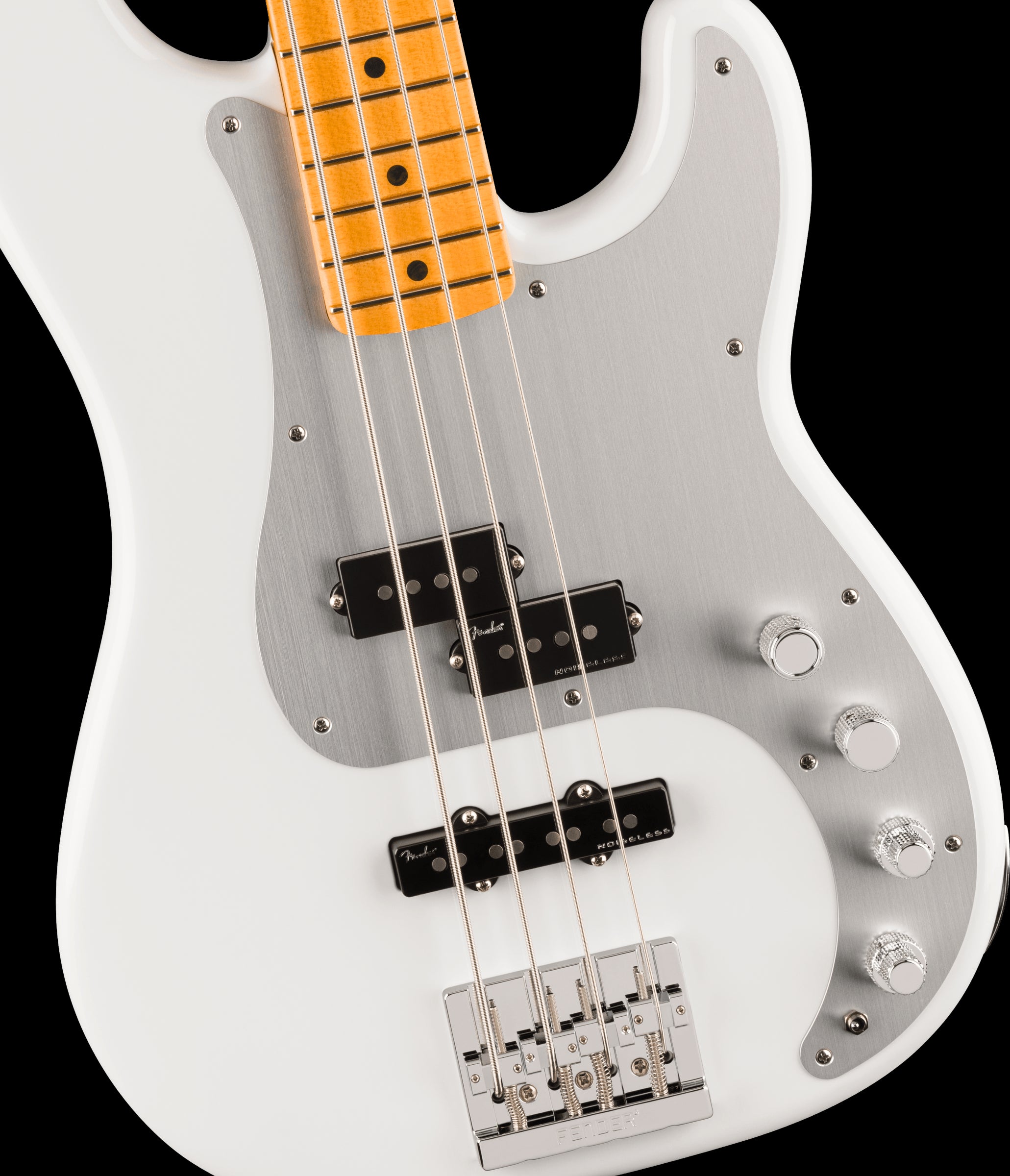 Fender American Ultra II Precision Bass Guitar Maple FB - Avalanche