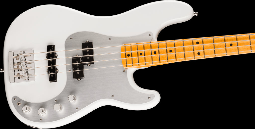 Fender American Ultra II Precision Bass Guitar Maple FB - Avalanche